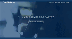Desktop Screenshot of classimarketing.com.br