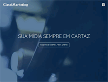 Tablet Screenshot of classimarketing.com.br